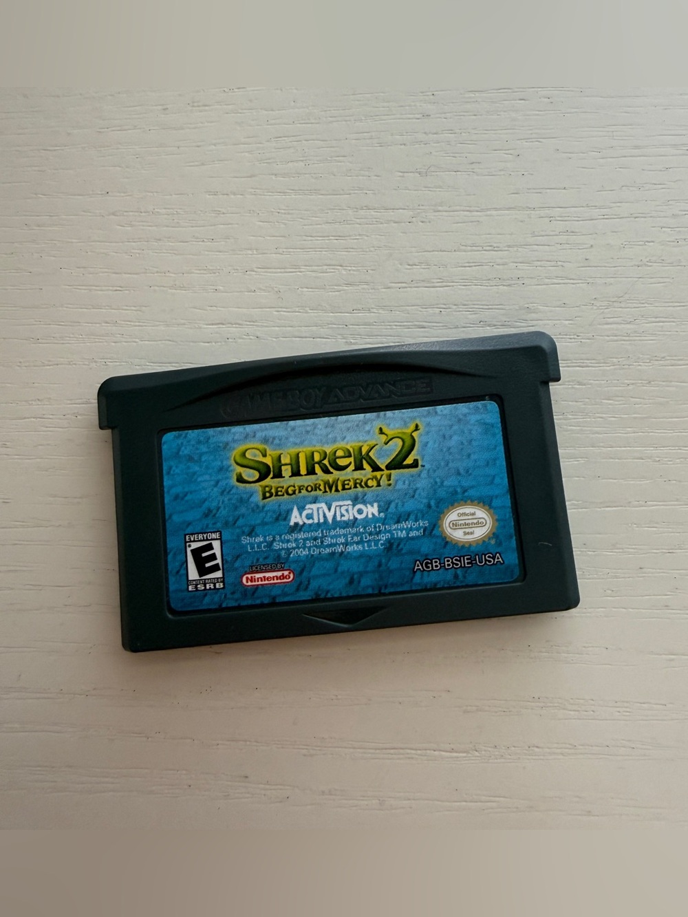 Shrek 2 Beg for Mercy Game Boy Advance Game
